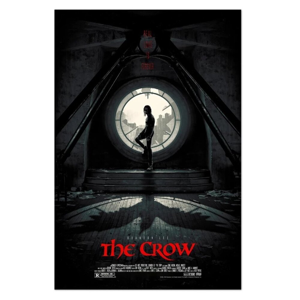 The Crow Movie Poster Cinematic Art Dark Design 165